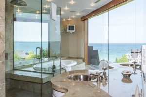 Master Bathroom with Jetted Tub