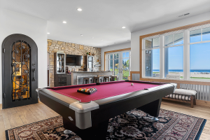 Pool Table on Lower Level